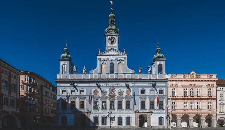 Radnice města České Budějovice.