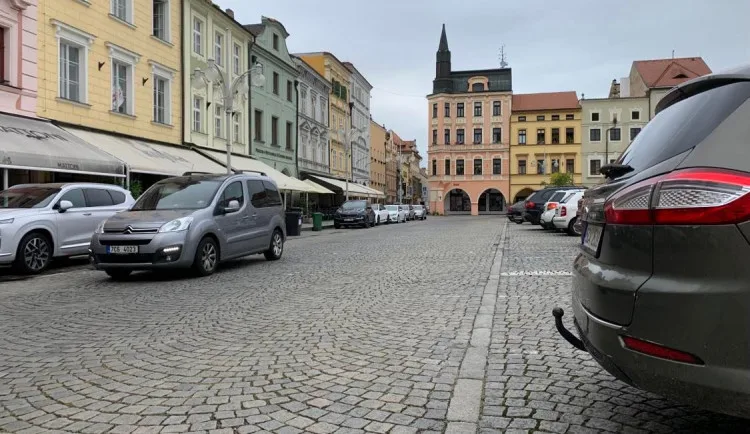 Náměstí Přemyla Otakara II. v Českých Budějovicích. Foto: Jakub Bartoš