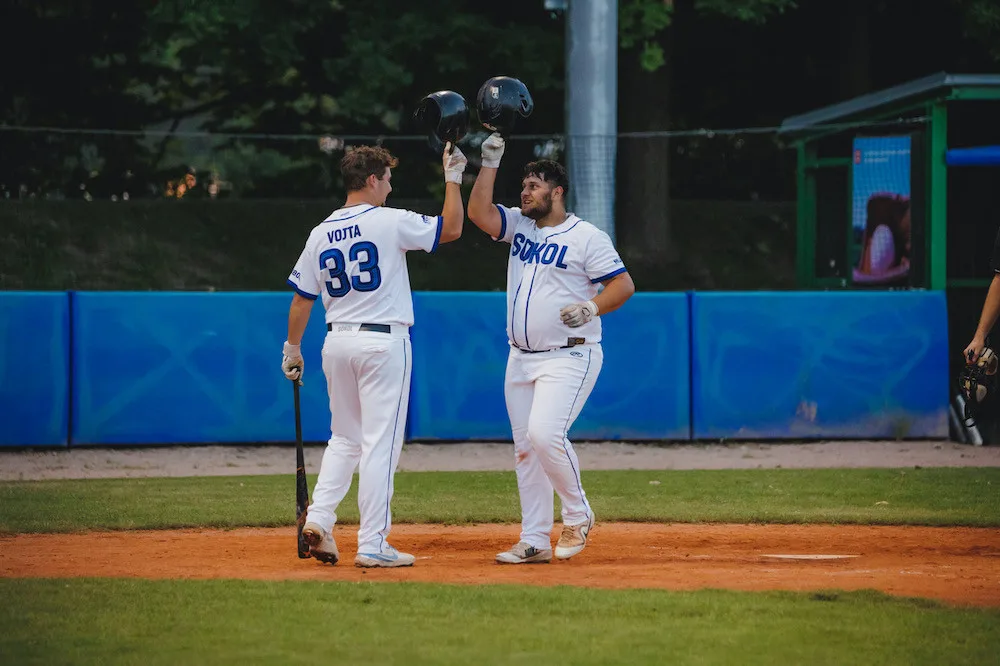 Sokol Hluboká přetlačil Kotlářku Praha a dál vede tabulku Nadstavby o baseballovou Extraligu