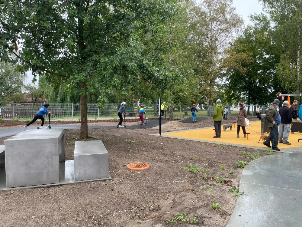 V Třeboni otevřeli nový park. Vyšel na necelých 24 milionů korun