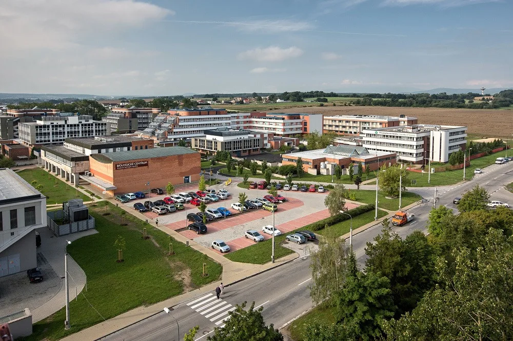 Areál Biologického centra AV ČR v Českých Budějovicích.