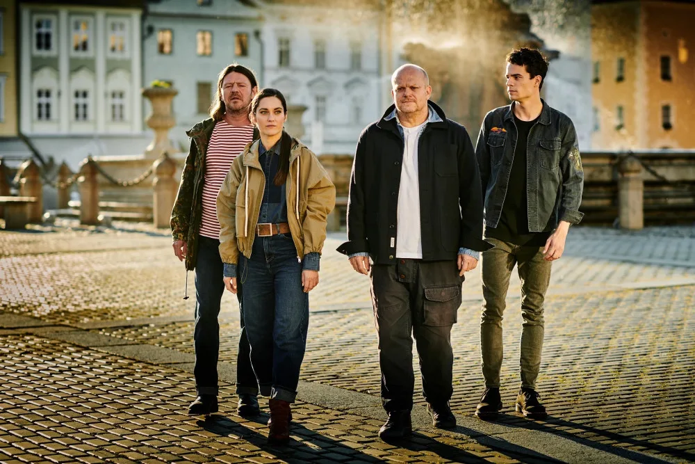 Zleva: Leoš Noha, Judit Bárdos, David Novotný a Filip Březina.
