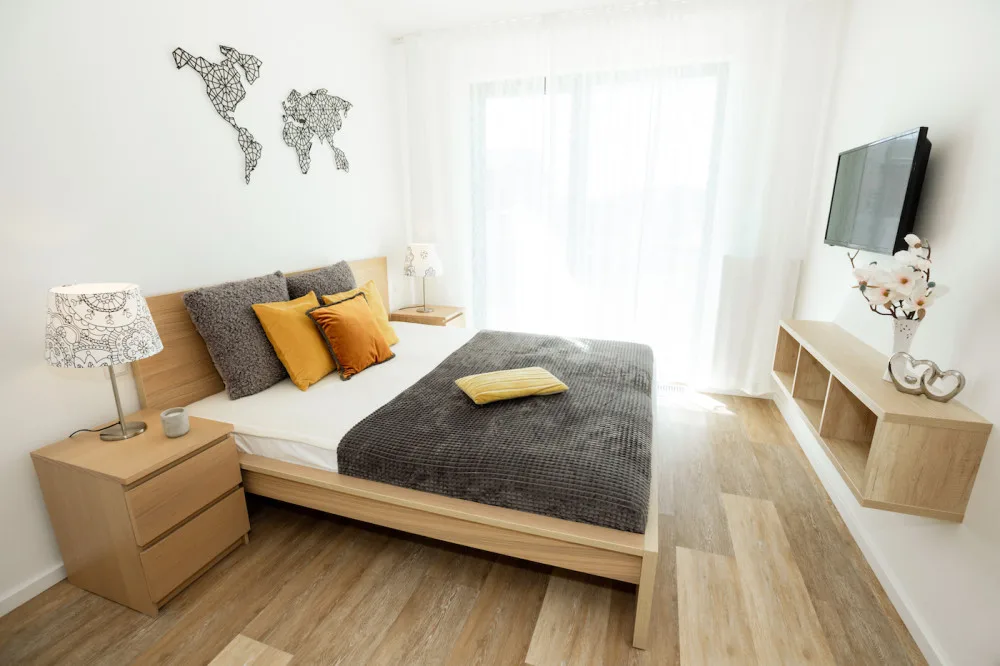 Apartmány mají různou velikost, pohodlí nabízí párům i rodinám s dětmi.