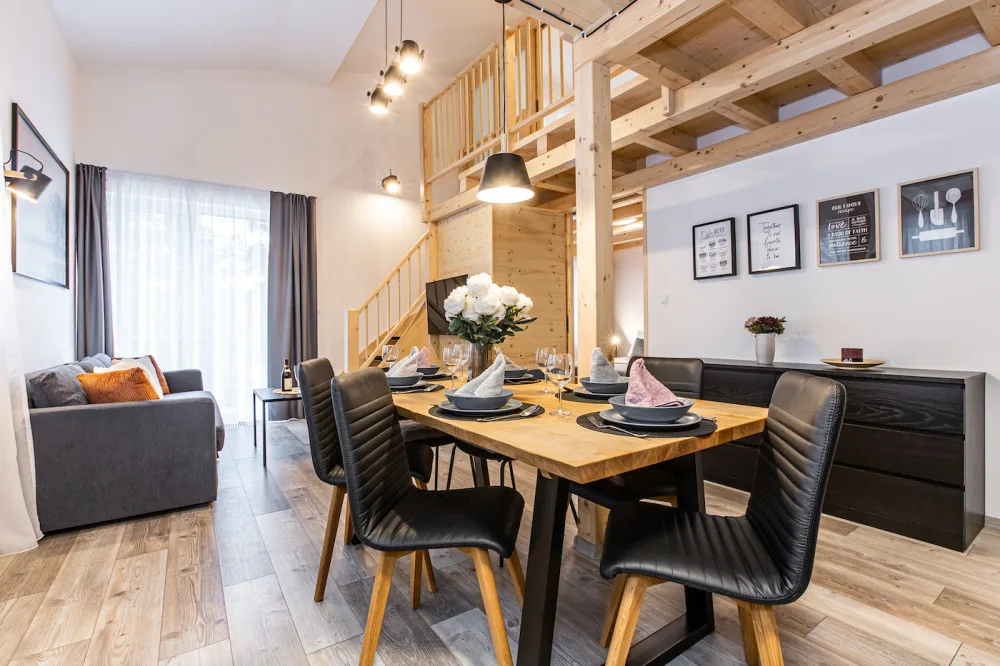 Apartmány mají různou velikost, pohodlí nabízí párům i rodinám s dětmi.