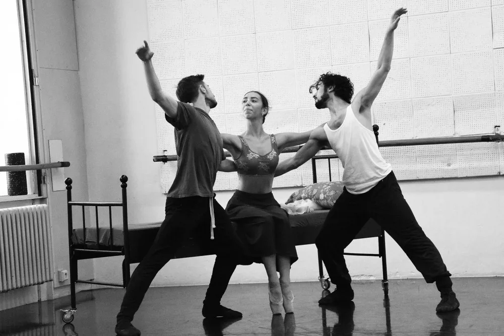 Popelka / Paolo Terranova, Sophie Debou, František Vlček / foto ze zkoušky