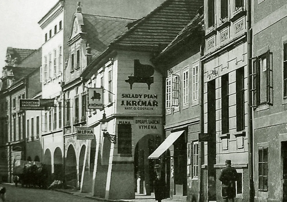 Krčmářův dům v Plachého ulici číslo 25.