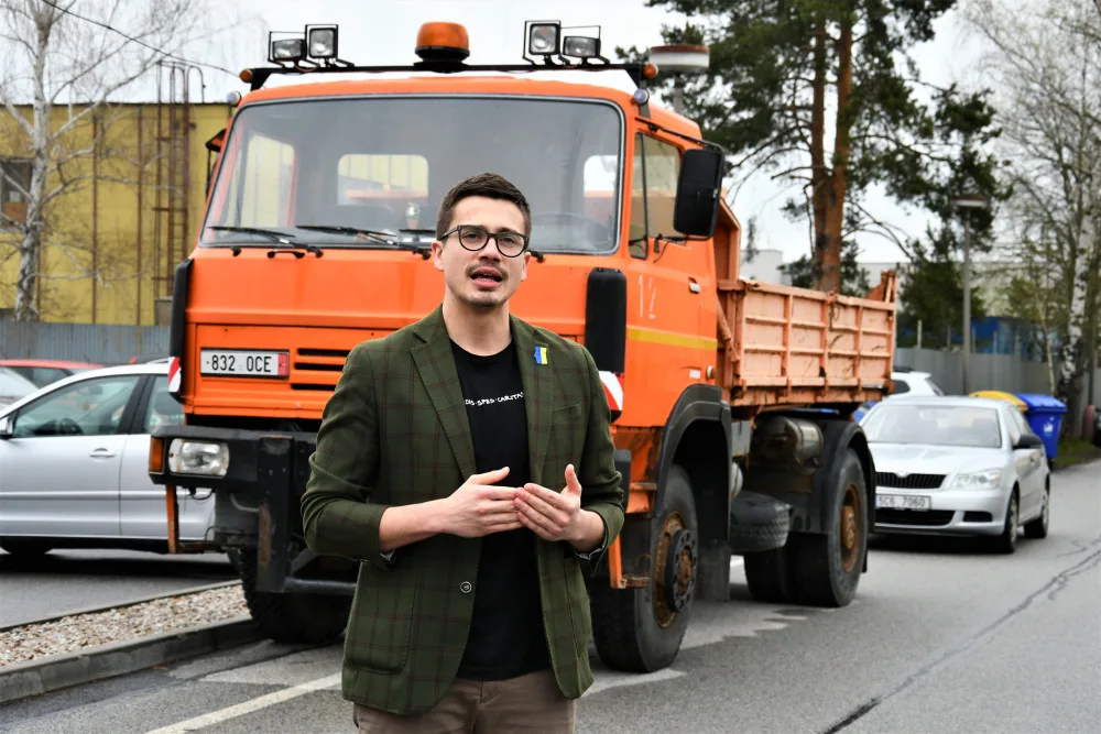 Náměstek hejtmana František Talíř (KDU-ČSL) popsal cestu na Ukrajinu, kam míří pomoc z Jihočeského kraje.