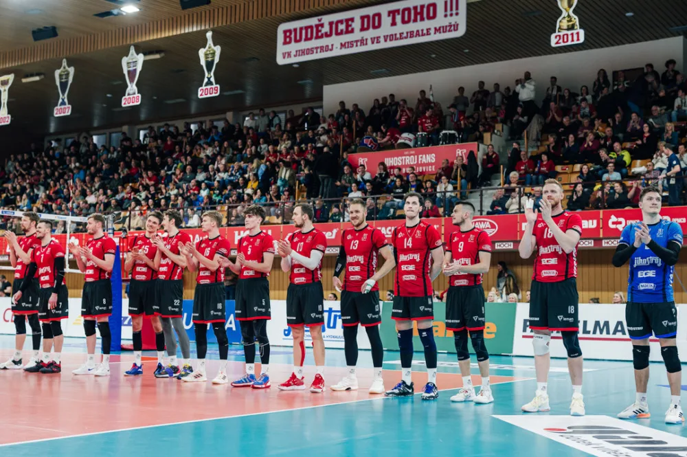 V pondělí začíná Jihostroj ve Sportovní hale finále volejbalové extraligy