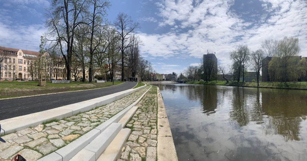 U Malše vznikla náplavka. Do nového parku lidé vyrazí v květnu
