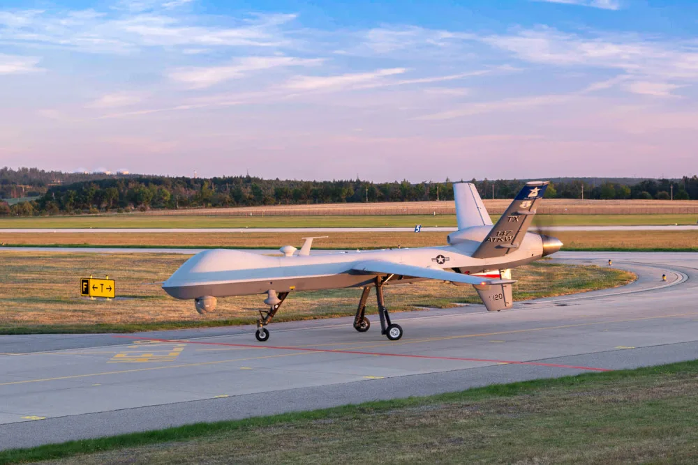 Vzdušného protivníka bude vojákům simulovat americký bezpilotní letoun MQ-9 Reaper.