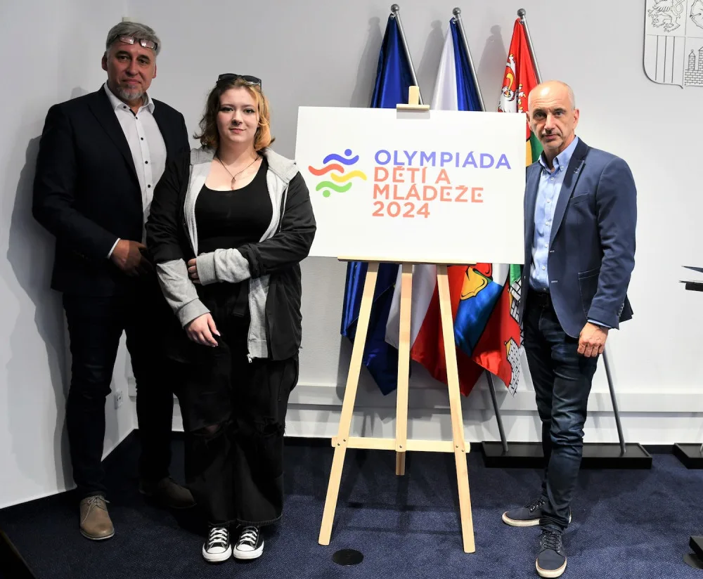 Budějce se příští rok stanou centrem Olympiády dětí a mládeže. Logo navrhla studentka umělecké školy