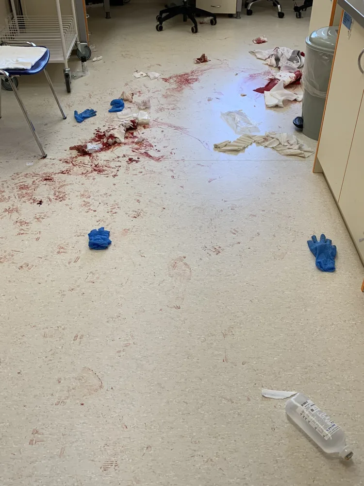 Z útoku v nemocnici obvinila policie devětadvacetiletého muže