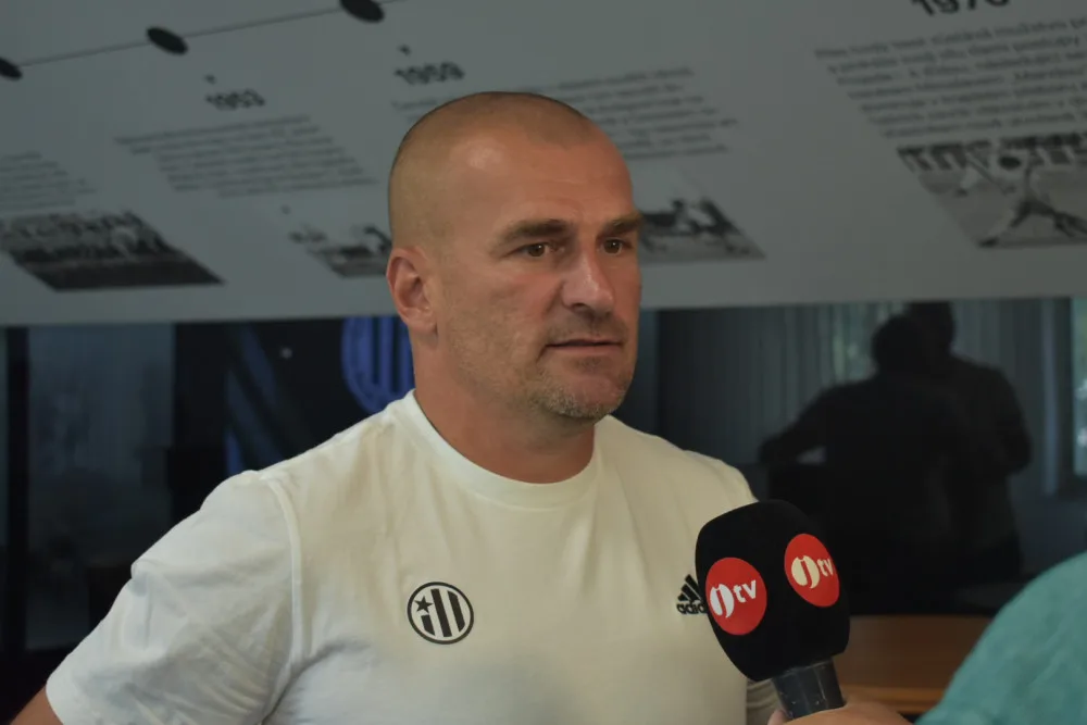 Trenér Dynama Marek Nikl.