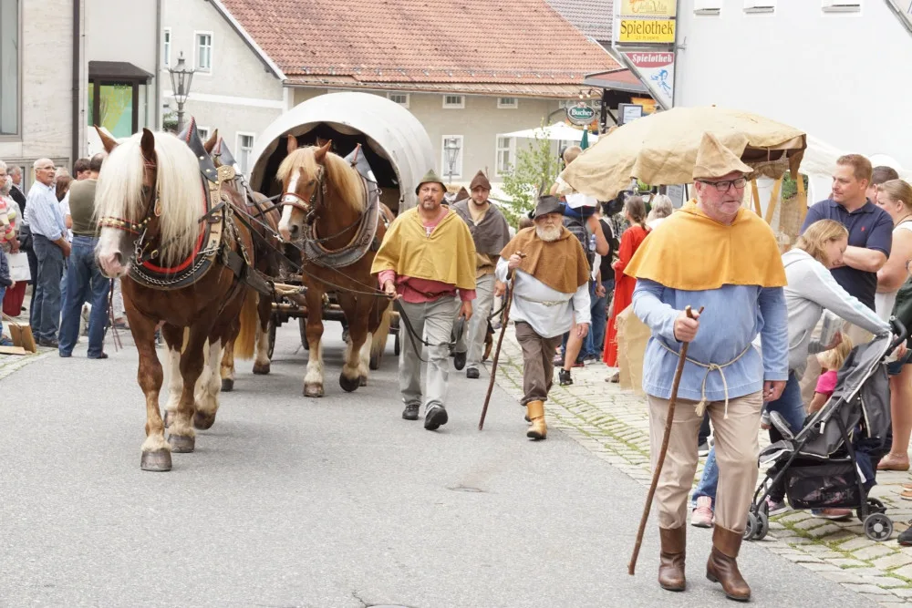 Šumavští středověcí soumaři půjdou poprvé s koňmi a obilím z Rakouska do Německa