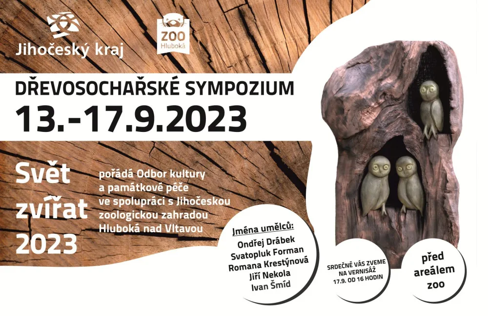 Dřevosochařské sympozium je tady, v Zoo Hluboká