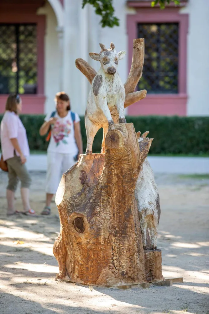 Dřevosochařské sympozium proběhlo před areálem Jihočeské zoologické zahrady