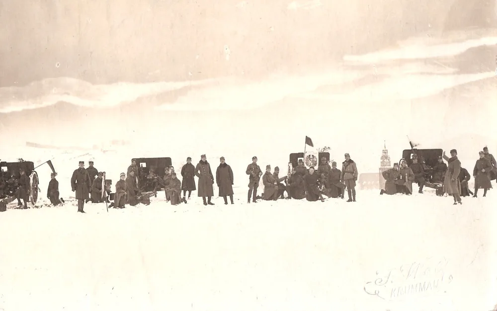 Jednotka čs. armády u Č. Krumlova určená k potlačení separačních snah, 29. 11. 1918.