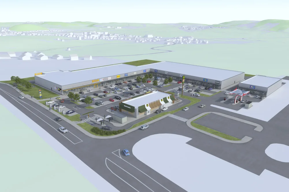 Retail park Sebranice – vizualizace.