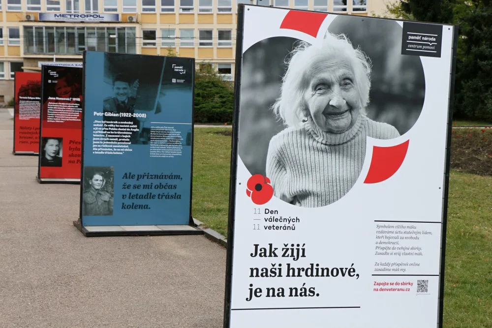Jihočeská města si v sobotu připomněla konec první světové války a uctila památku válečných obětí