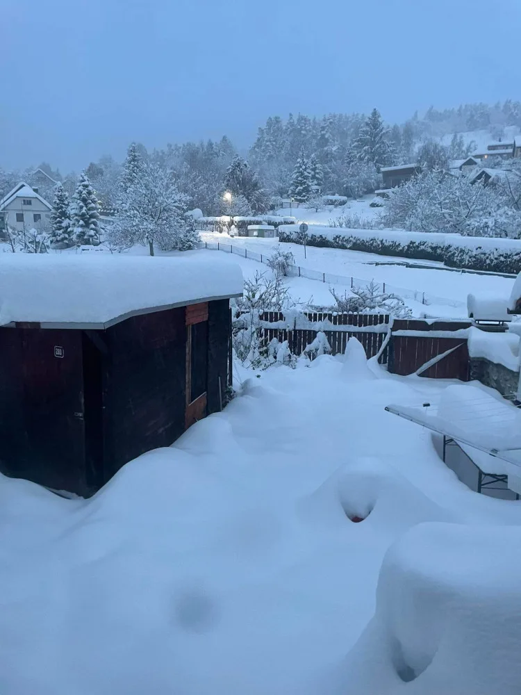 Sobotní ráno ve Vlachově Březí. Foto: Dana Boorová