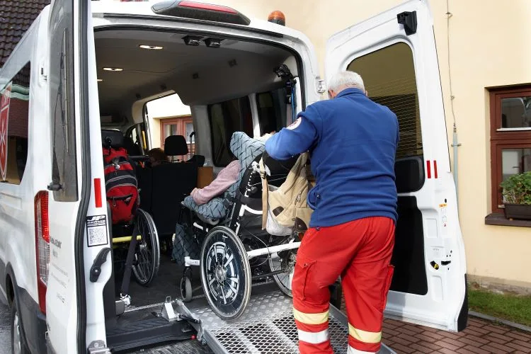Speciálně upravené auto.