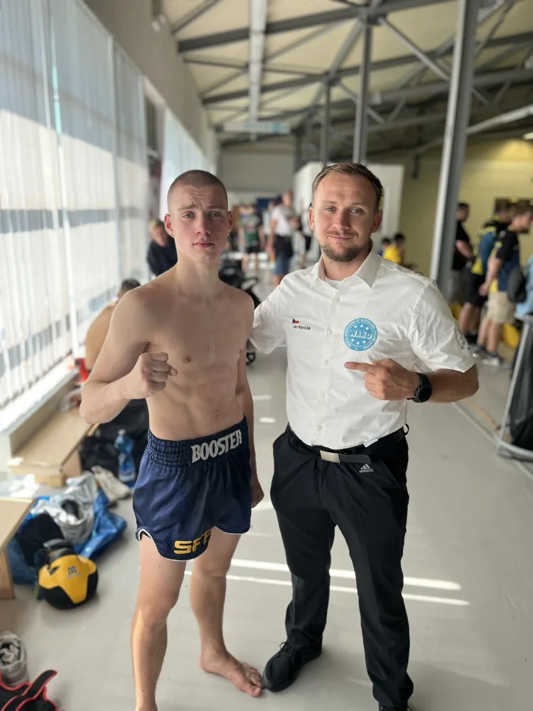 Mladý zápasník z Budějc má za sebou úspěšný rok. Stal se juniorským mistrem republiky v kickboxu