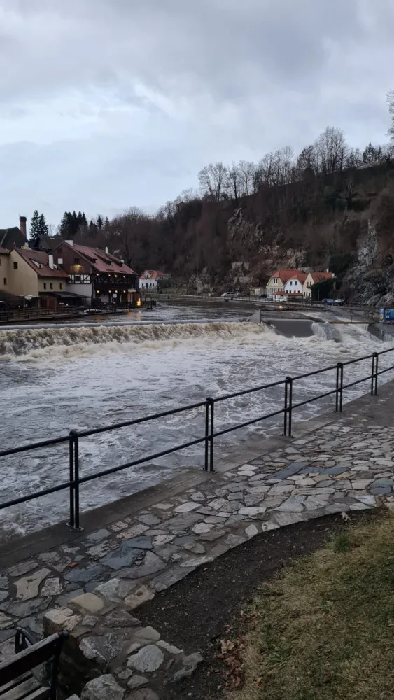 Takto vypadal Český Krumlov v neděli.