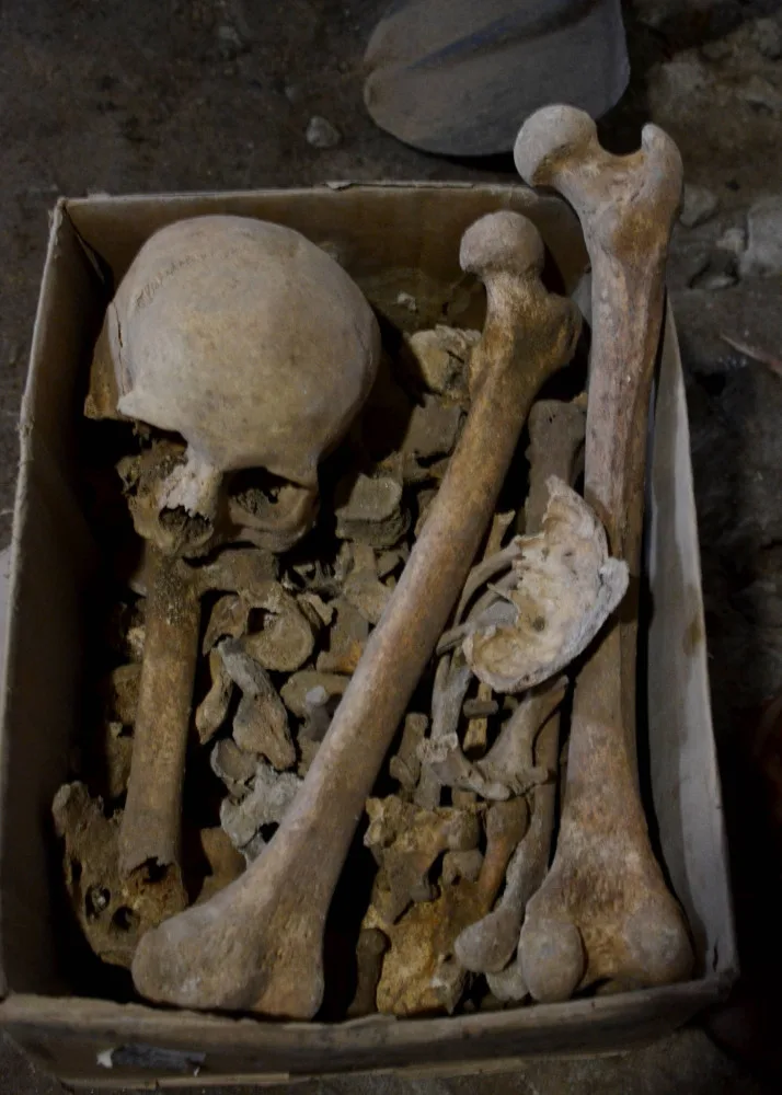 Archeologický průzkum u tvrze ve Volyni odhalil středověkou pec