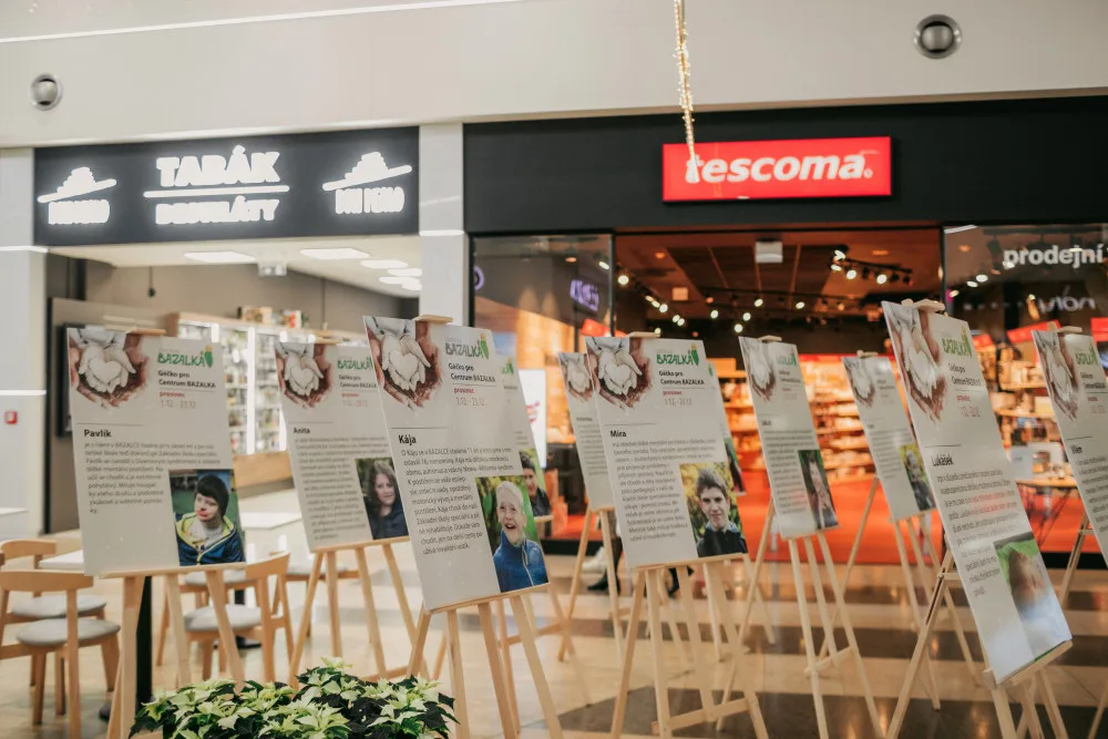 Nákupní centrum Géčko vybralo pro Centrum Bazalka bezmála 140 tisíc korun