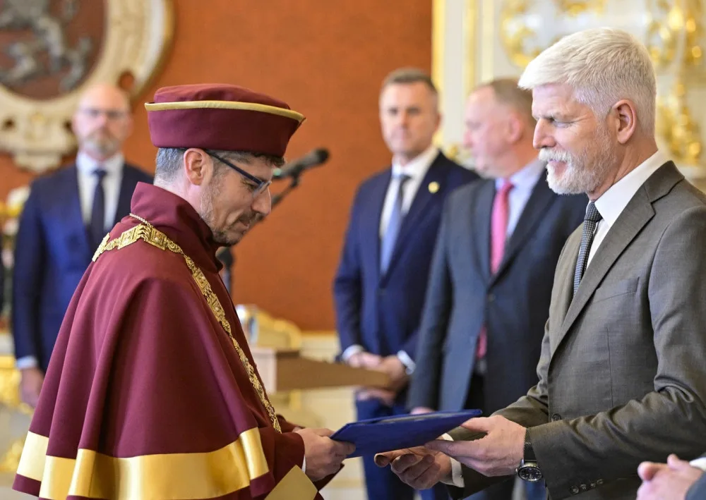 Pavel Kozák a prezident Petr Pavel.