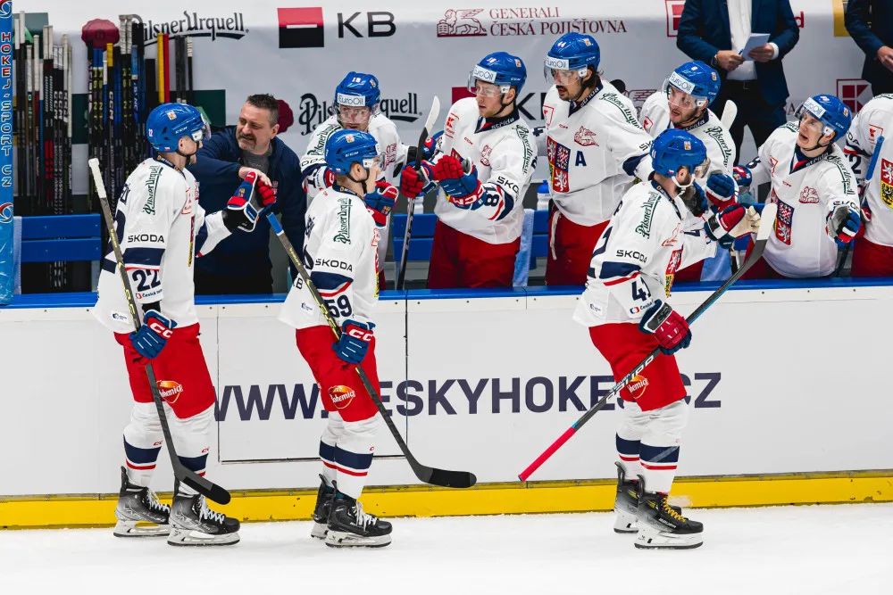 Čeští hokejisté porazili v prvním ze dvou přípravných utkání Rakousko 5:1