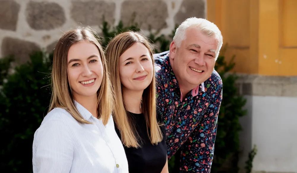 Tým MAS Hlubocko-Lišovsko: (zleva) Veronika Maříková, Jana Nováková a Jaromír Polášek