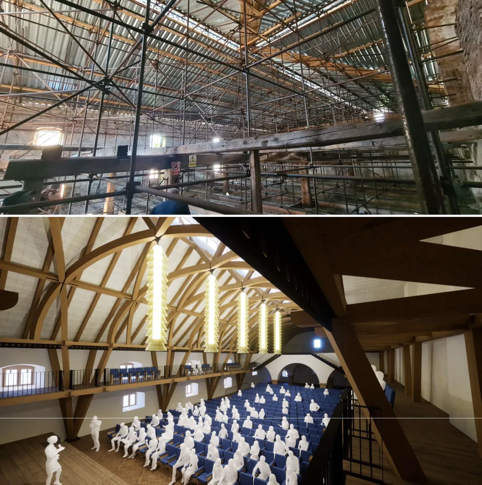 Jindřichův Hradec zachraňuje památky. Objekt pivovaru si převzal zhotovitel, v provozu by měl být od roku 2026