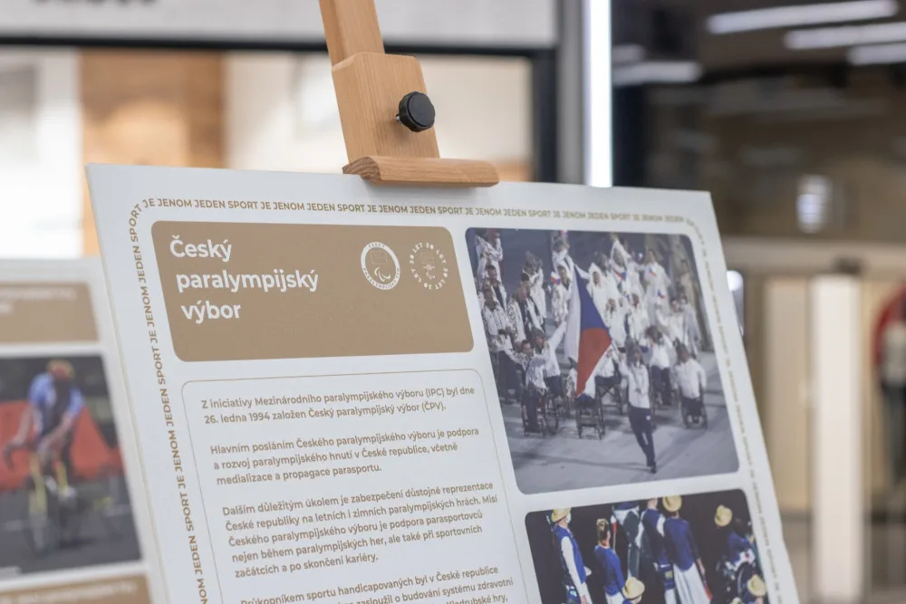 IGY hostí výstavu Českého paralympijského výboru