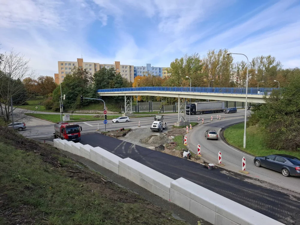 Rekonstrukce Diamantu jde do finále, plného zprovoznění se křižovatka dočká v příštím týdnu