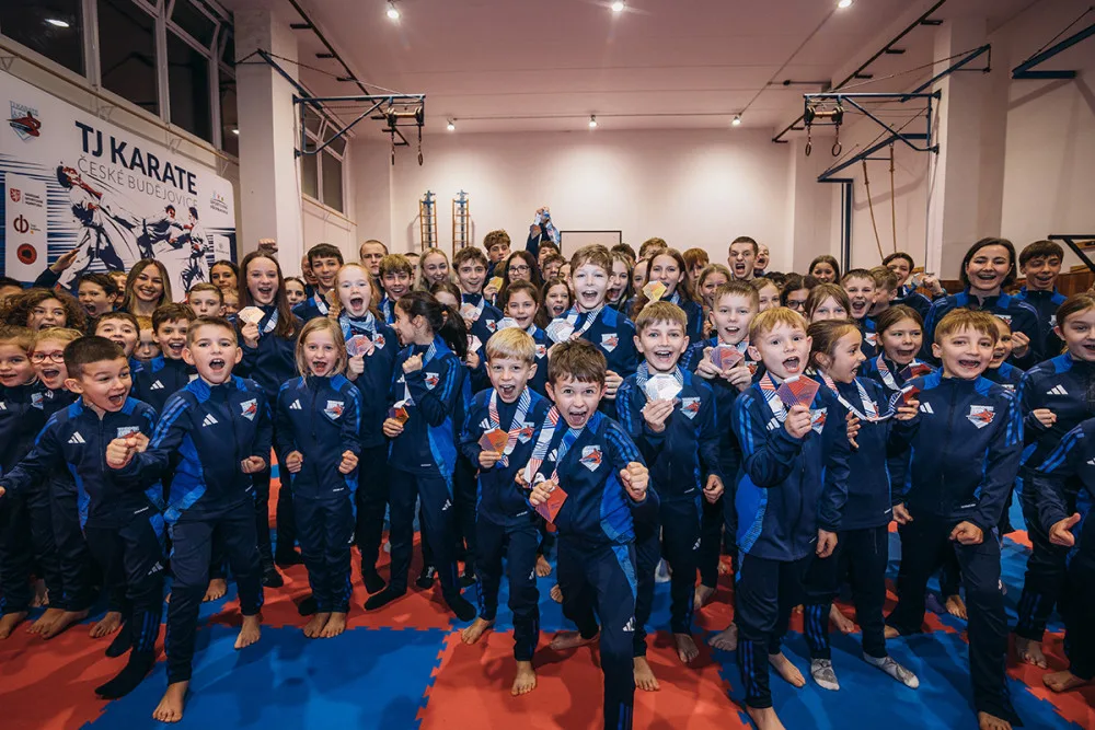 TJ Karate České Budějovice se stalo na Mistrovství ČR 2024 TOP klubem