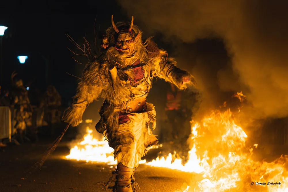 Největší Krampus průvod v Česku je na výstavišti v Českých Budějovicích