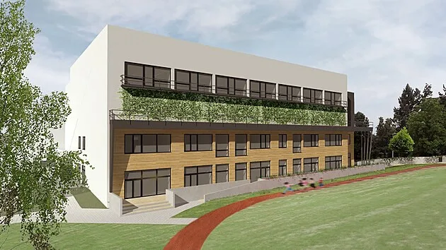 Začala stavba nového pavilonu u ZŠ Tomáše Šobra, stát bude přes 300 milionů