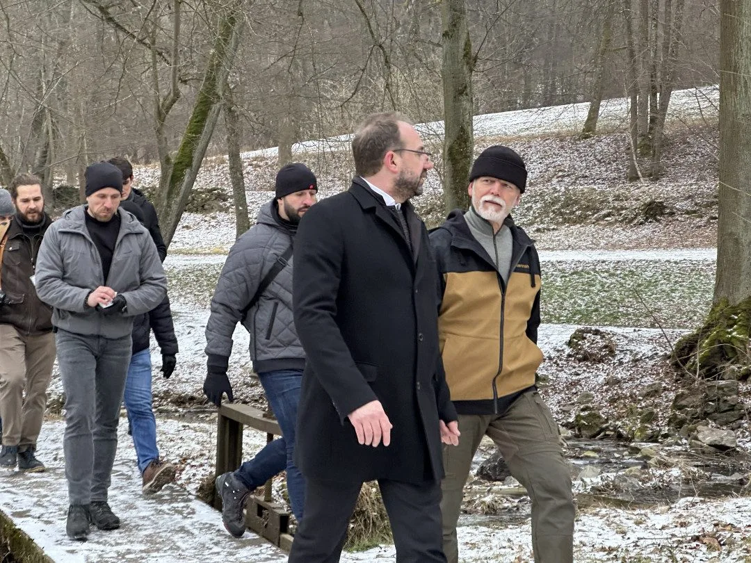 Prezident se svou ženou vyrazili na procházku Terčiným údolím