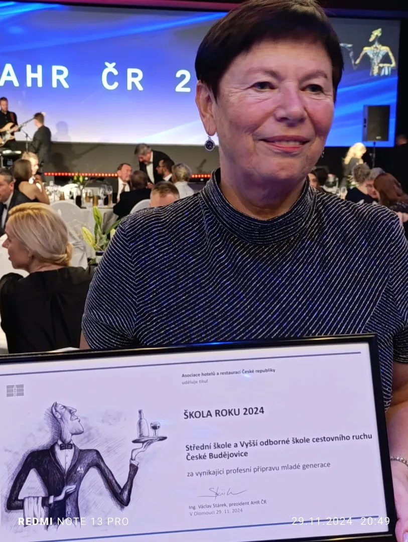 Střední škola a Vyšší odborná škola cestovního České Budějovice ruchu bilancuje uplynulý rok a otevírá obor Lyceum.