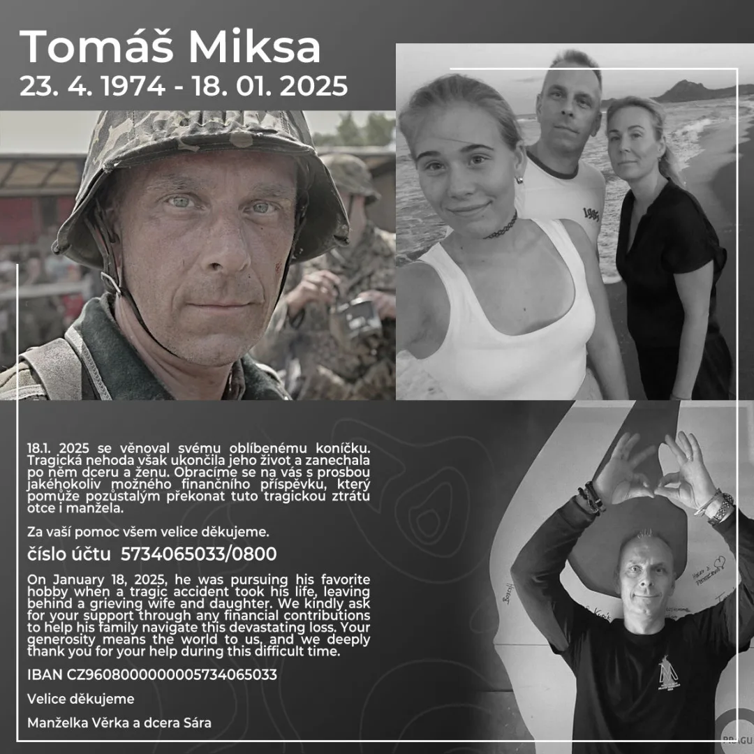 Tragická nehoda vojenského vozidla u Horního Dvořiště po sobě zanechala dvě truchlící rodiny. Pomoci jim může veřejná sbírka