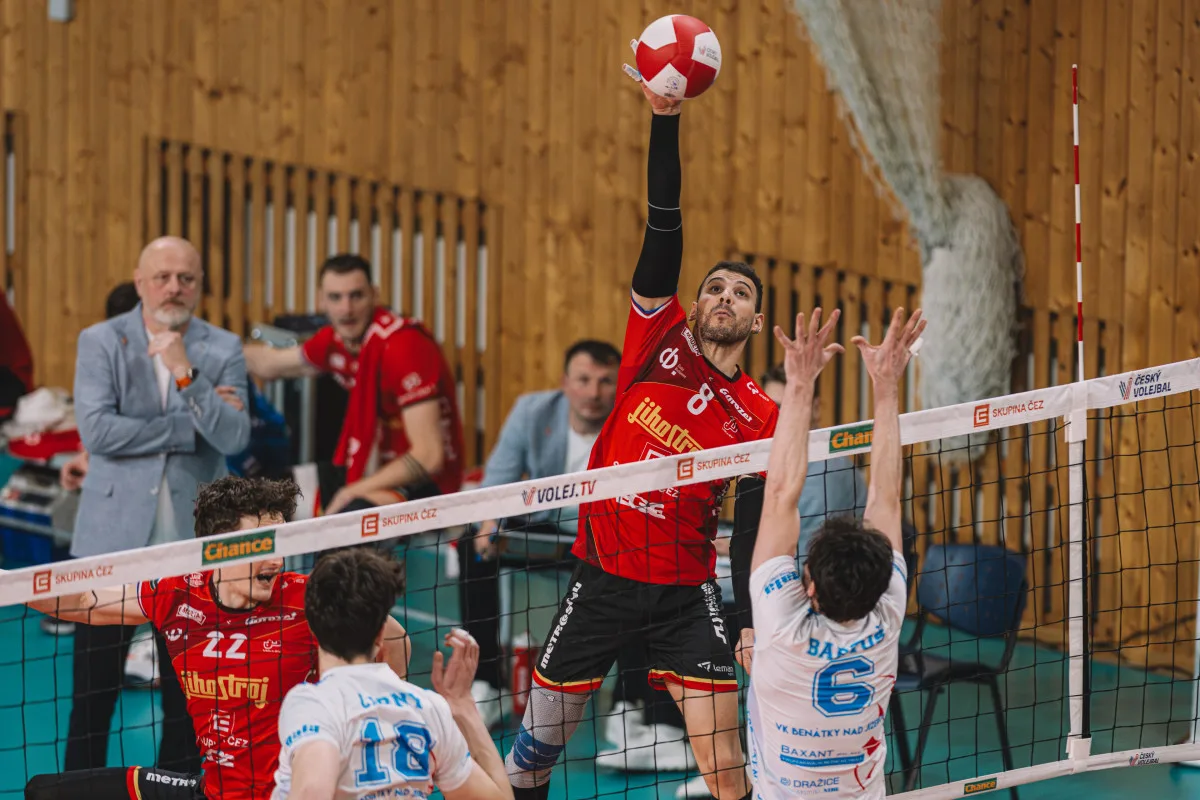 Další tie-break pro Jihostroj. V pátek může sérii uzavřít