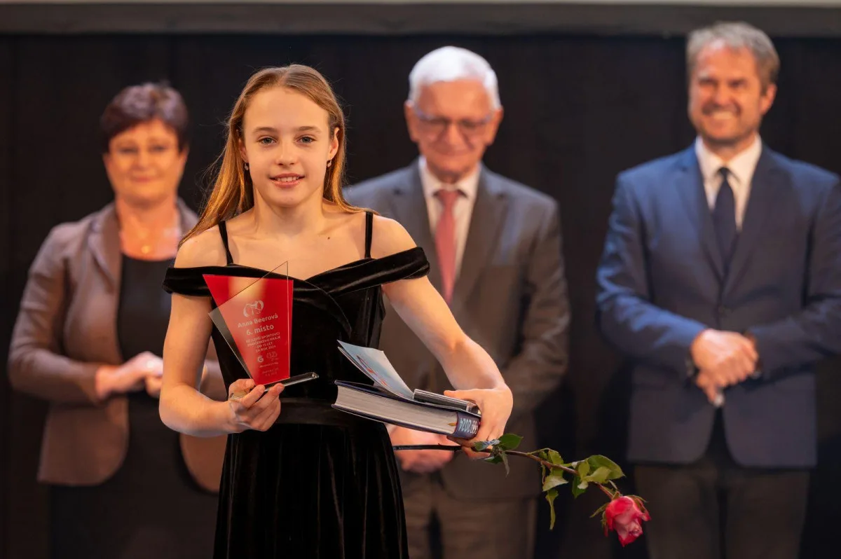 Nadějná gymnastka Jihočeského kraje, to je Anna Beerová
