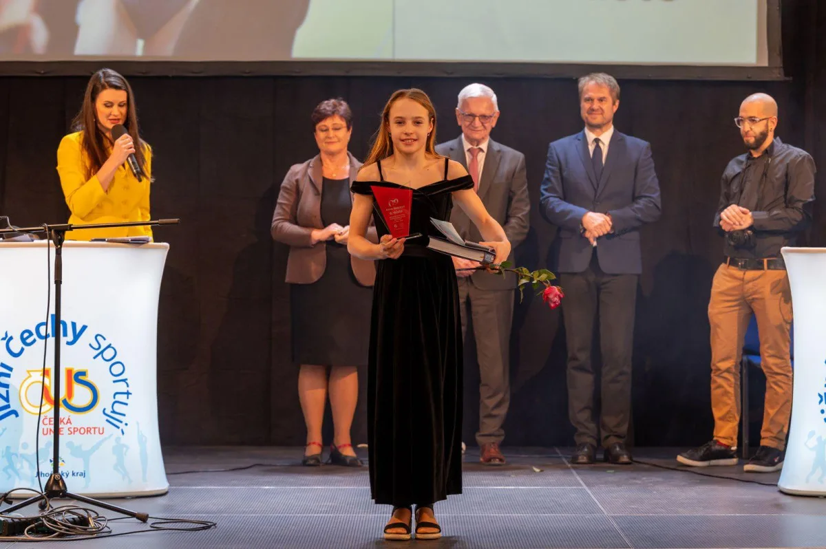 Nadějná gymnastka Jihočeského kraje, to je Anna Beerová