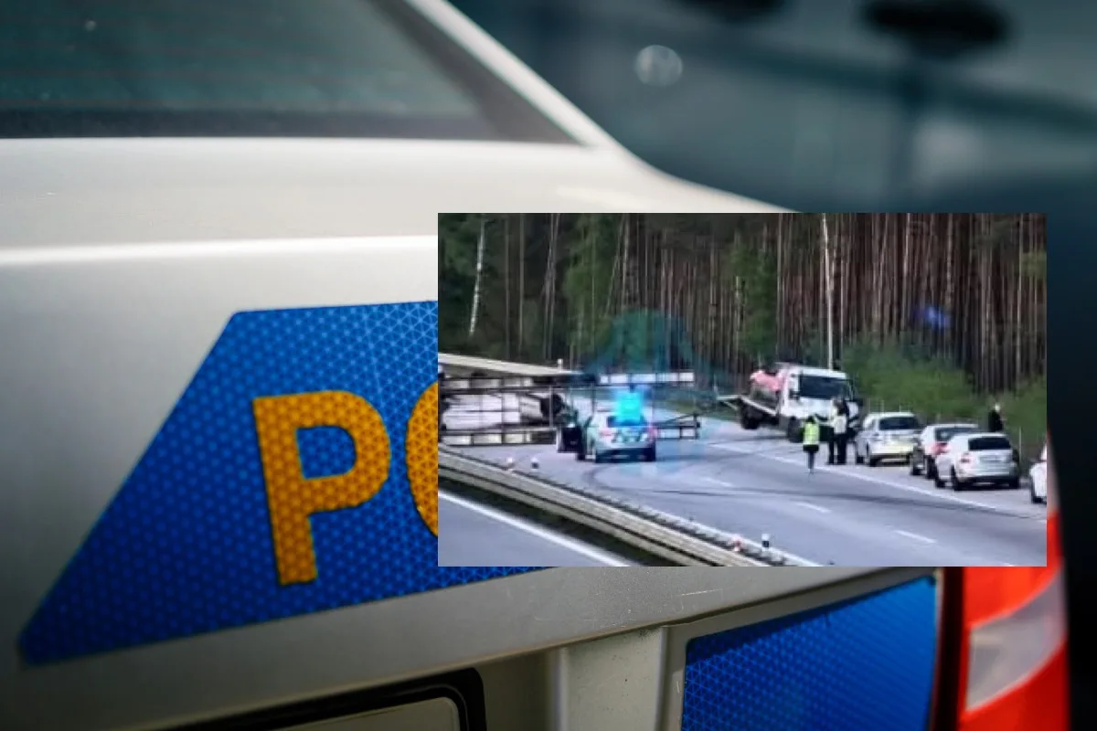 Dálnici D3 na Prahu uzavřela nehoda auta odtahové služby