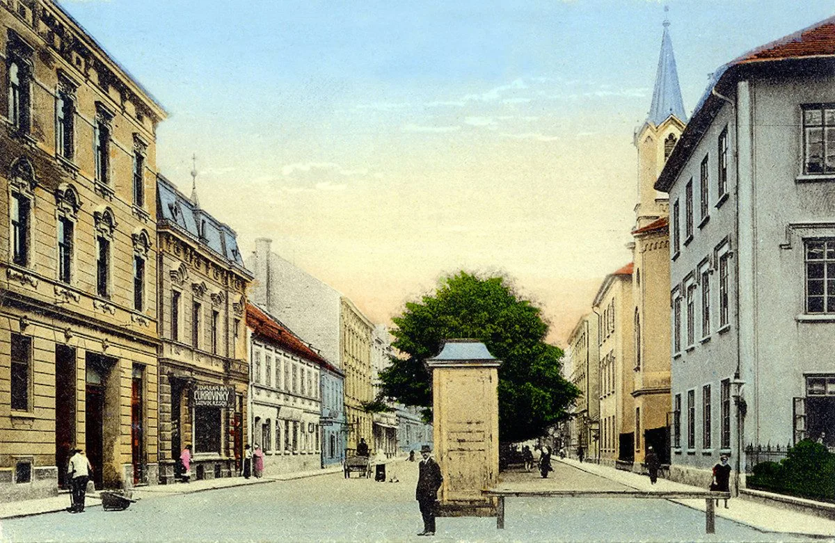 DRBNA HISTORIČKA: Lannovka bývala první pěší zónou, stávala tam reálka i hostinec se špatnou pověstí