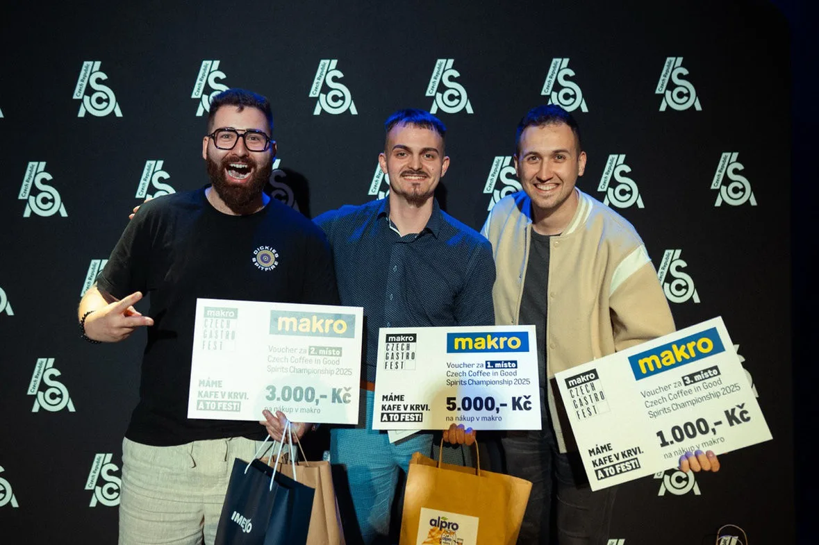 Když Ondra vyhrál, mně už nezbývalo, než obhájit taky. Dva budějčtí baristé jedou na mistrovství světa