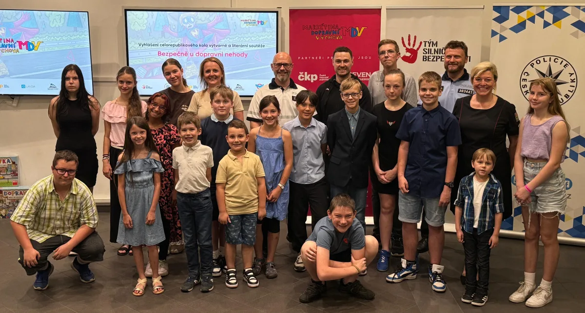 Děti z celé republiky vědí, jak se chovat bezpečně u dopravní nehody