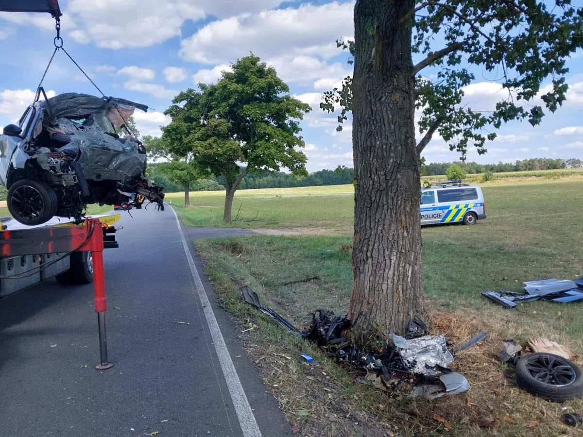 Na Táborsku havaroval řidič. Na místě zemřel