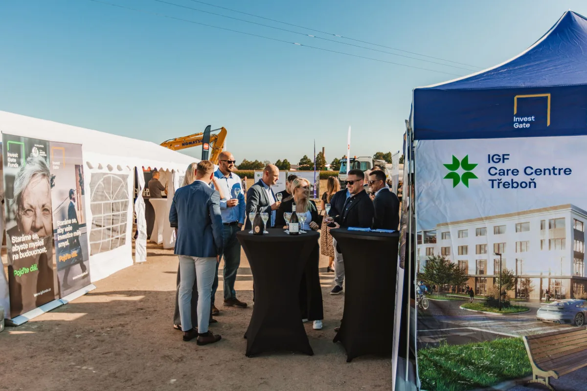 V Třeboni zahájila jihočeská skupina Invest Gate výstavbu centra dlouhodobé péče
